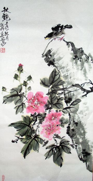 11月29日画芙蓉.jpg