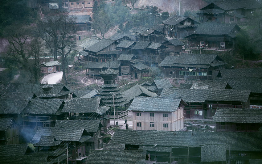 十洞村风光