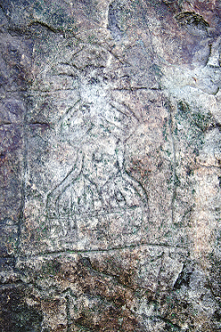 鹤浦镇大百丈村发现神秘岩画.bmp