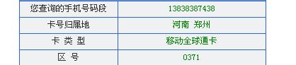 还真有这个号码的