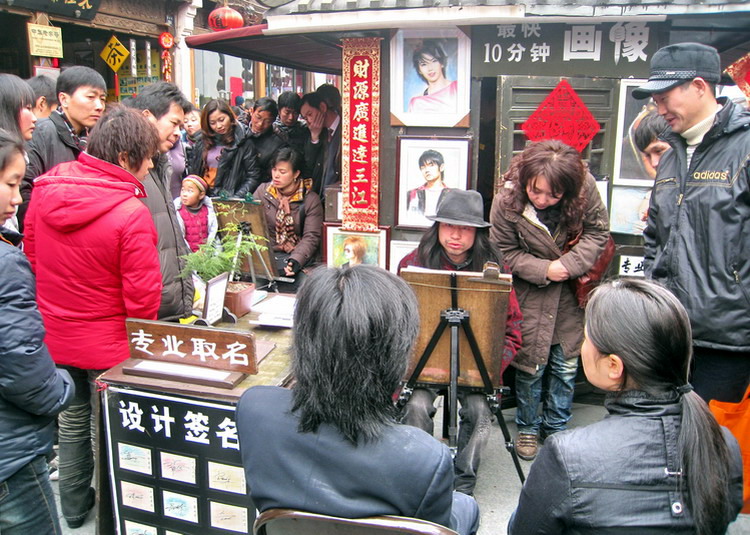 画人像