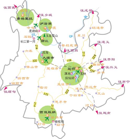 大致旅行线路