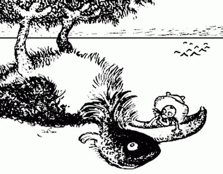 捕鱼图