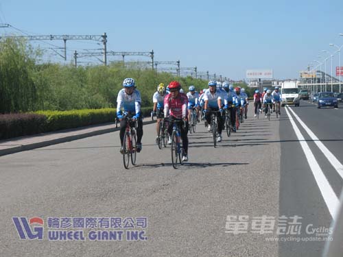 车队到达天津市武清区
