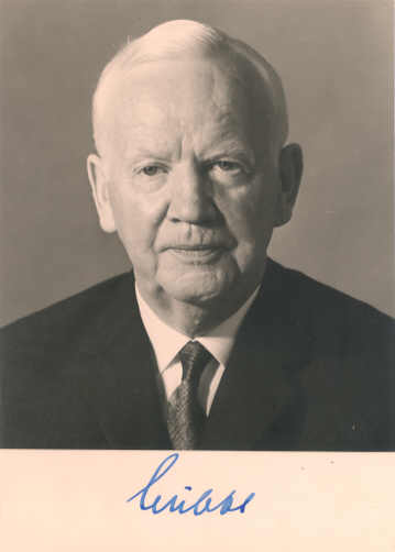 Heinrich Lübke，1959——1969年任职，基民盟（CDU）党人，罗马天主教徒.jpg