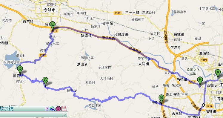 这是今天的骑行线路图