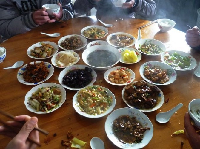 丰富的午餐