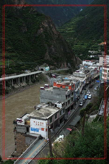 住的宾馆外景色